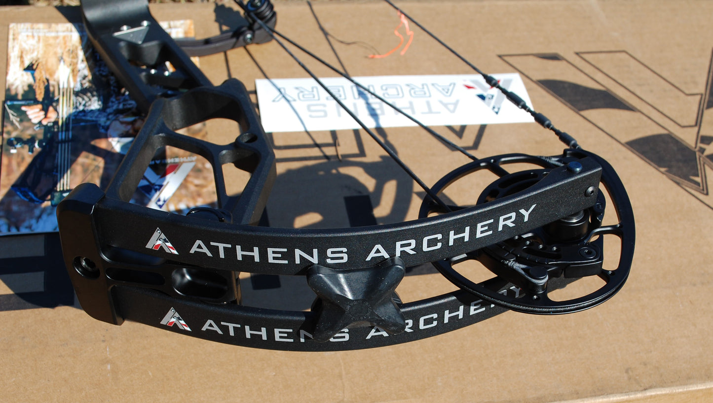 Athens Vista 31 Archery Compound Bow Black 70 lb 27 - 30.5 draw Left Hand 2023 FREE CASE
