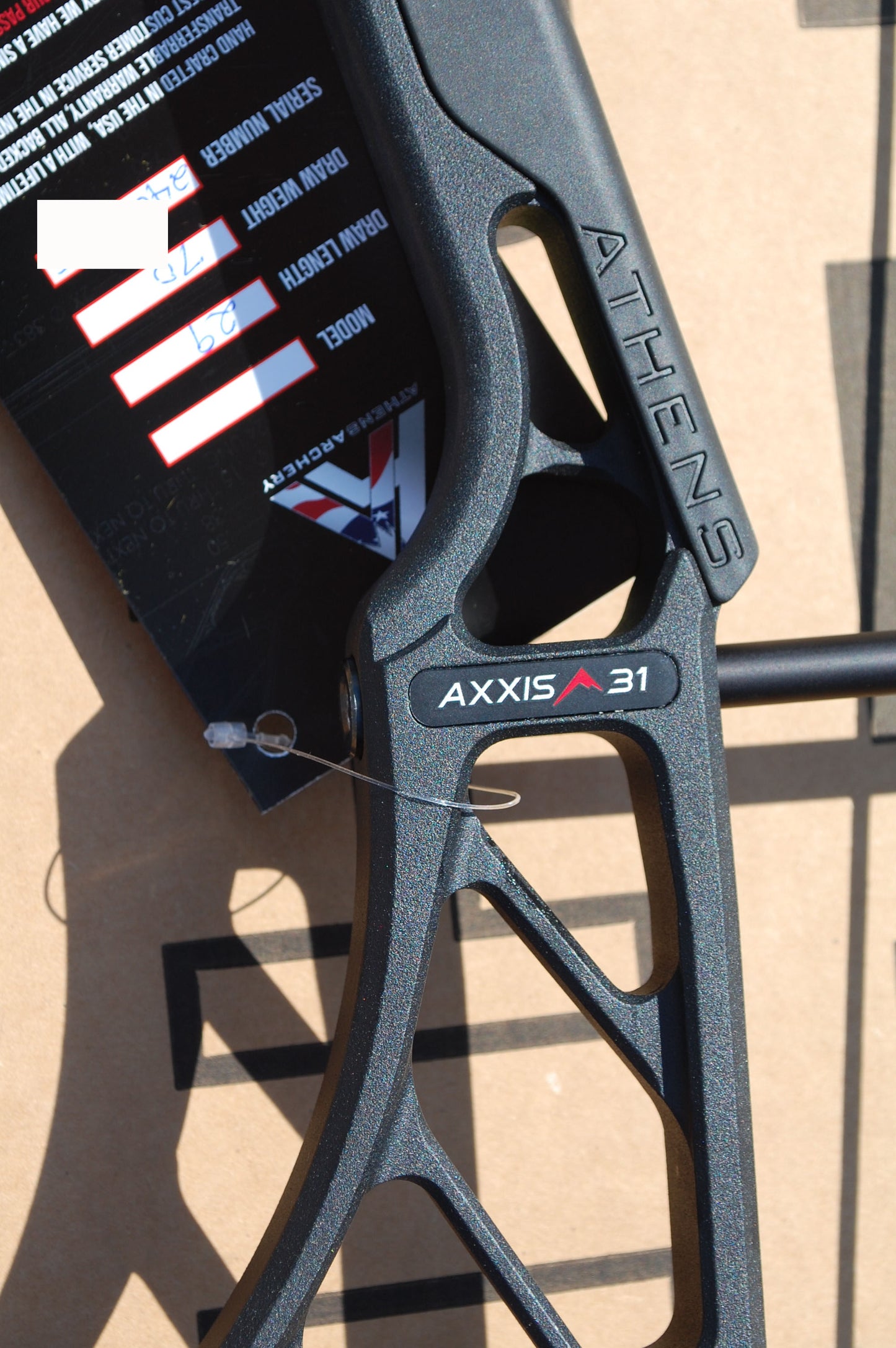 2024 Athen Archery AXXIS 31 RH 29/70 Black ~IN STOCK~READY TO SHIP~ FREE CASE