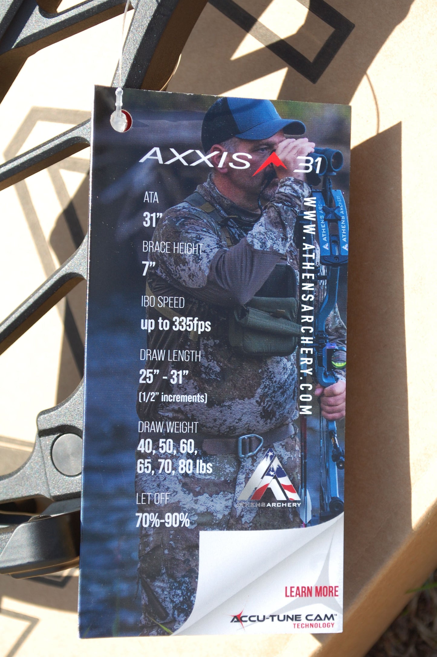 2024 Athen Archery AXXIS 31 RH 29/70 Black ~IN STOCK~READY TO SHIP~ FREE CASE