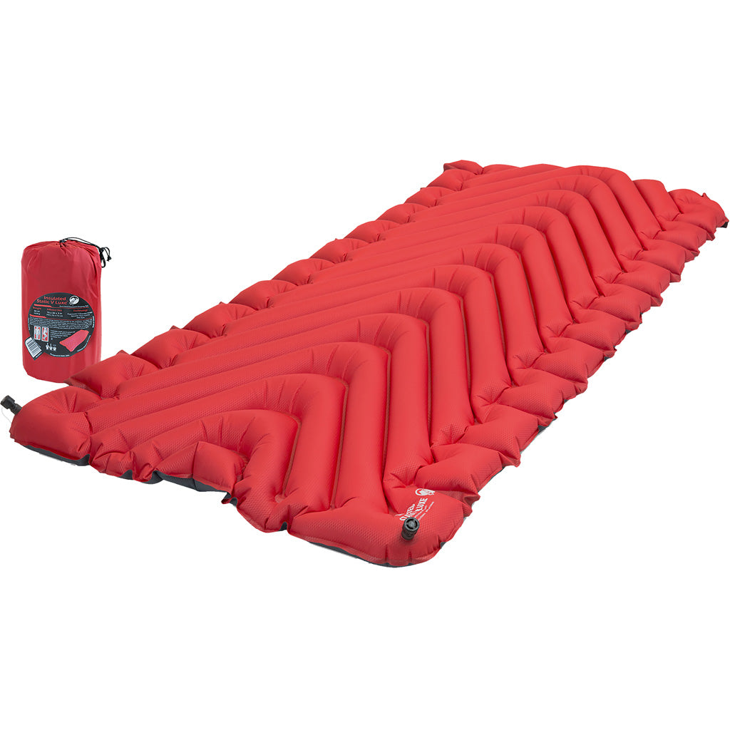 Klymit Insulated Static V Luxe Sleeping Pad Red