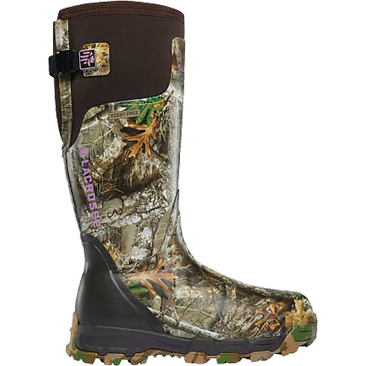 LaCrosse Womens Alphaburly Pro Boot Realtree Edge 800g 8