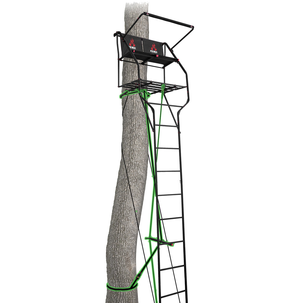 Primal Double Vantage Deluxe Ladder Stand 18 ft.