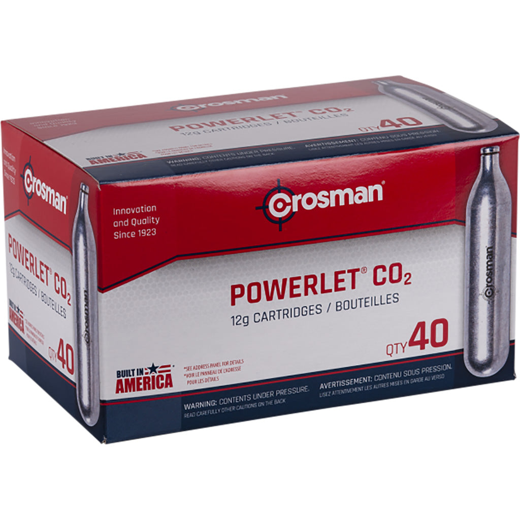 Crosman Powerlet CO2 Cartridges 40 pk.