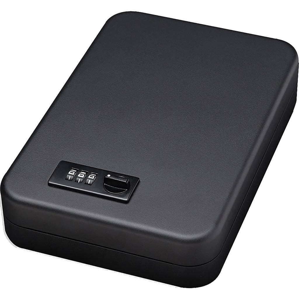 Bulldog Personal Vault Steel Combination Lock Black 9x6.5x2 in.