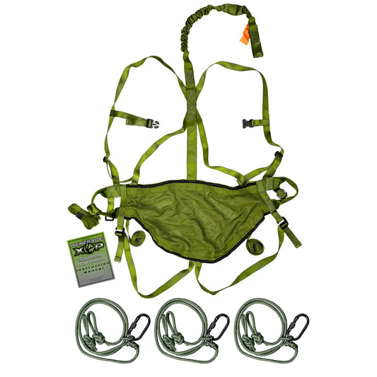XOP Renegade Saddle Harness Green