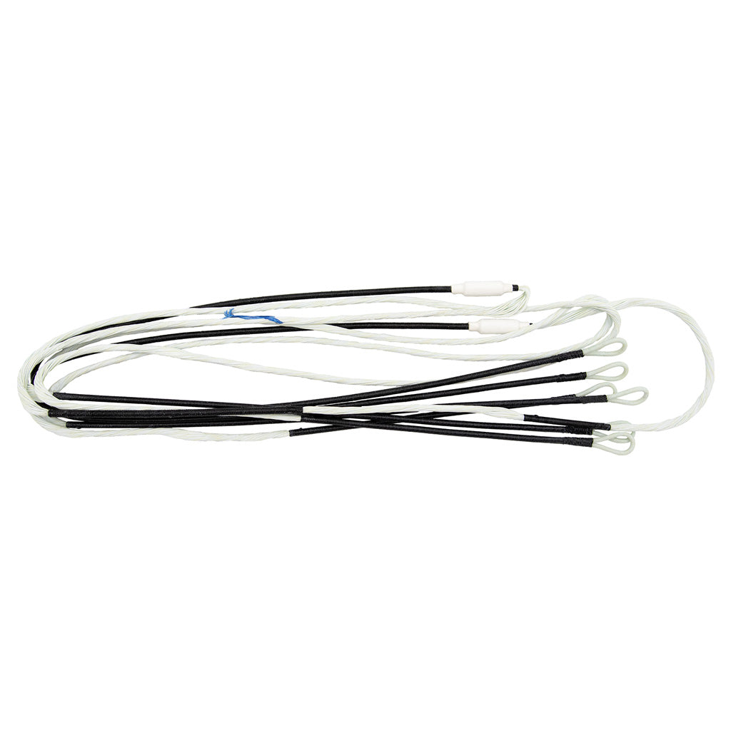GAS Ghost XV String and Cable Set White w/ Black Serving Mathews TRX 40