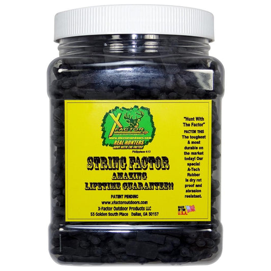 X-Factor String Factor String Silencers Black 500 pk.