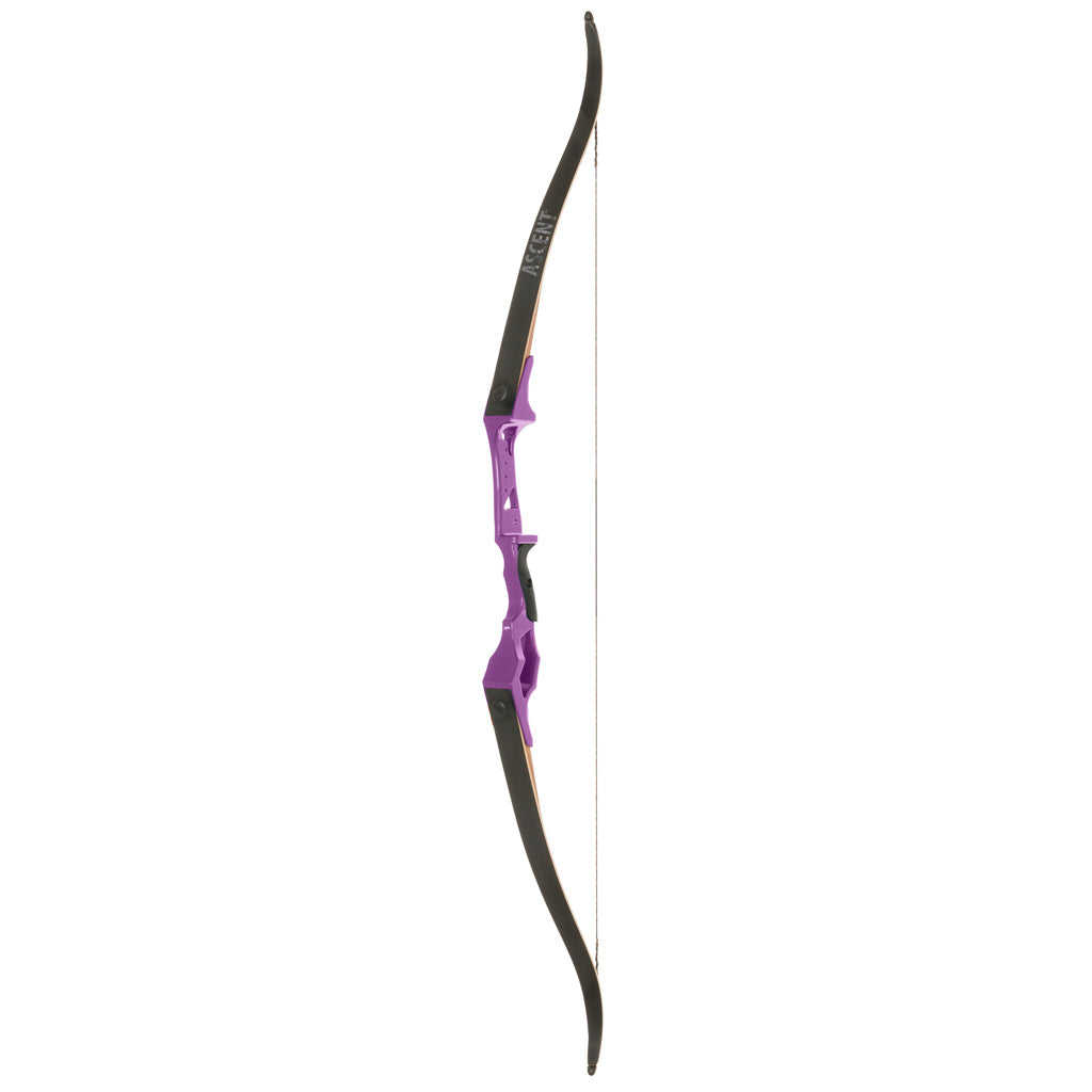 October Mountain Ascent Recurve Bow Purple 58 in. 25 lbs. RH